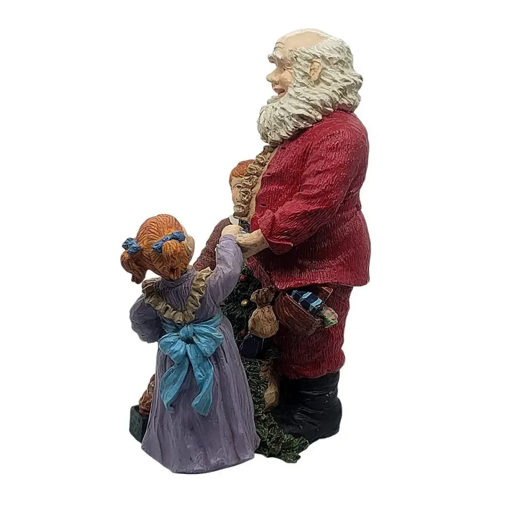 Vtg 1987 Mckenna Santa Christmas Figurine Children Memories Of Childhood 8.5
